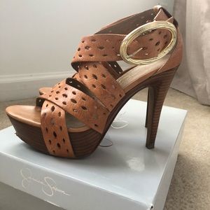 Jessica Simpson Annetty Heel- Tan